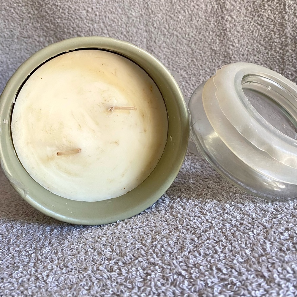 🐭 SALE Chesapeake Bay 2 wick jar candle with lid-Mediterranean Verbena